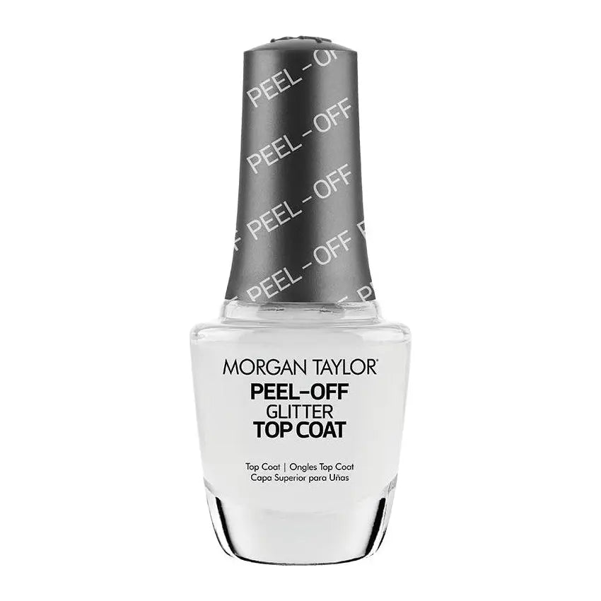 Morgan Taylor Nail Lacquer Peel-Off Glitter Top Coat Gelish & Morgan Taylor