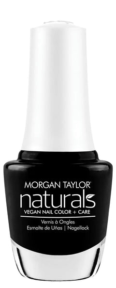 Morgan Taylor Naturals To The Moon and Black 0.5 oz. Gelish & Morgan Taylor