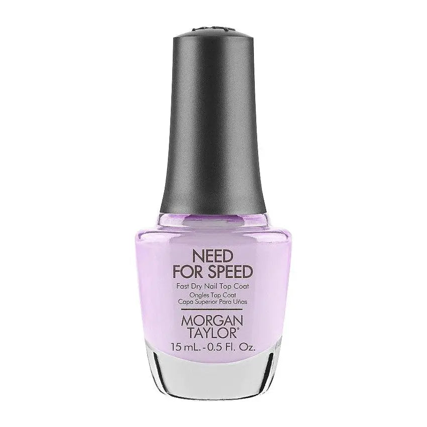 Morgan Taylor Need For Speed Top Coat Gelish & Morgan Taylor