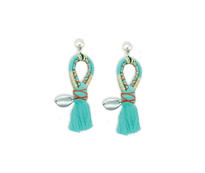 Myra Earrings Shore Spirit with Cowrie Shell Myra Bag