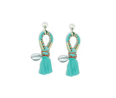 Myra Earrings Shore Spirit with Cowrie Shell Myra Bag