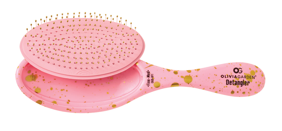 Olivia Garden Stardust Detangler Fine-Medium Pink