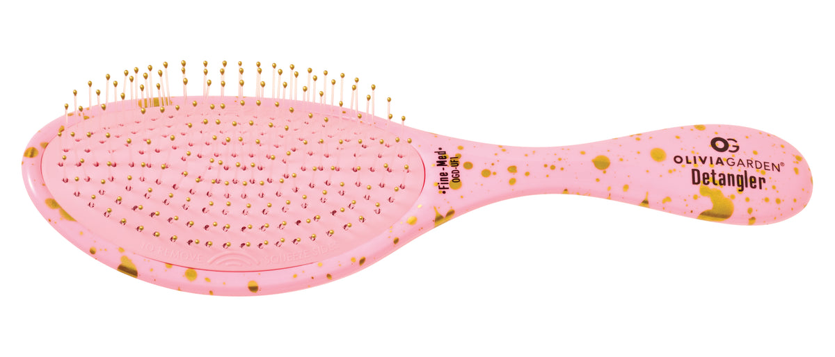 Olivia Garden Stardust Detangler Fine-Medium Pink