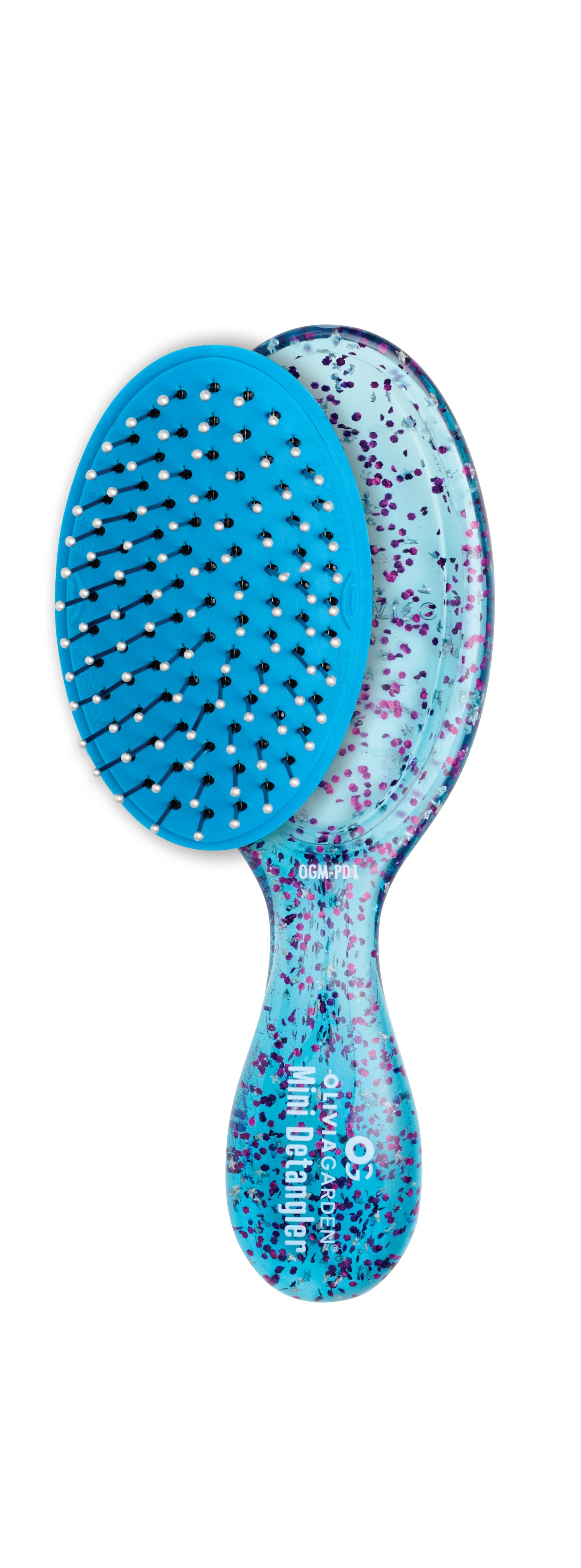 Olivia Garden OG Sparkle Mini Detangler - Blue