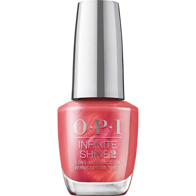 OPI Infinite Shine Paint The Tinseltown Red OPI