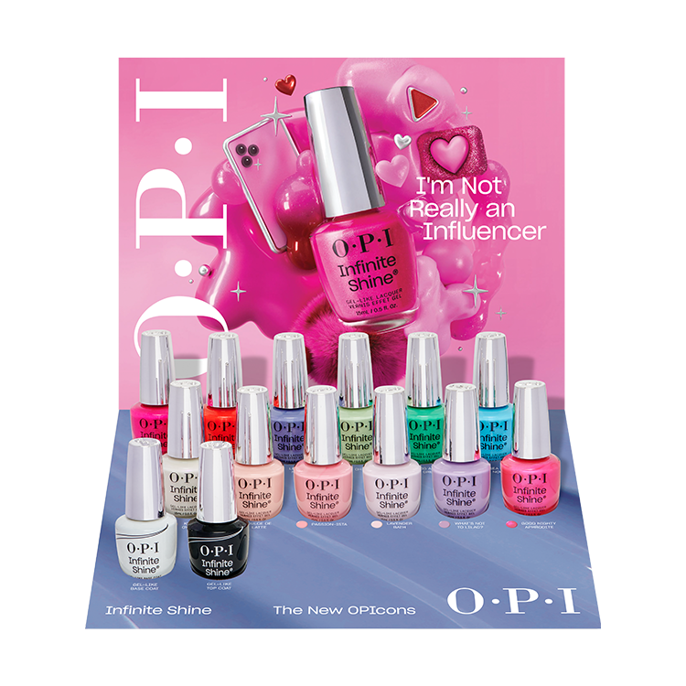 OPI Infinite Shine Spring 2026 The New OPIcons Collection - 14 Peice Display