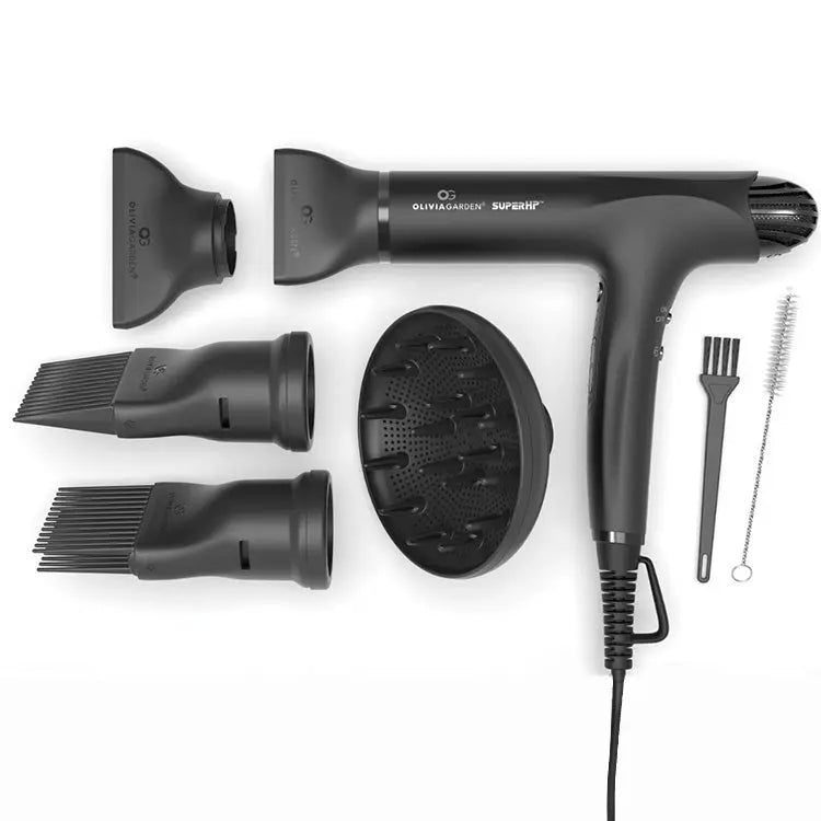 Olivia Garden SuperHP Hair Dryer - Black Olivia Garden