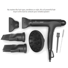 Olivia Garden SuperHP Hair Dryer - Black Olivia Garden