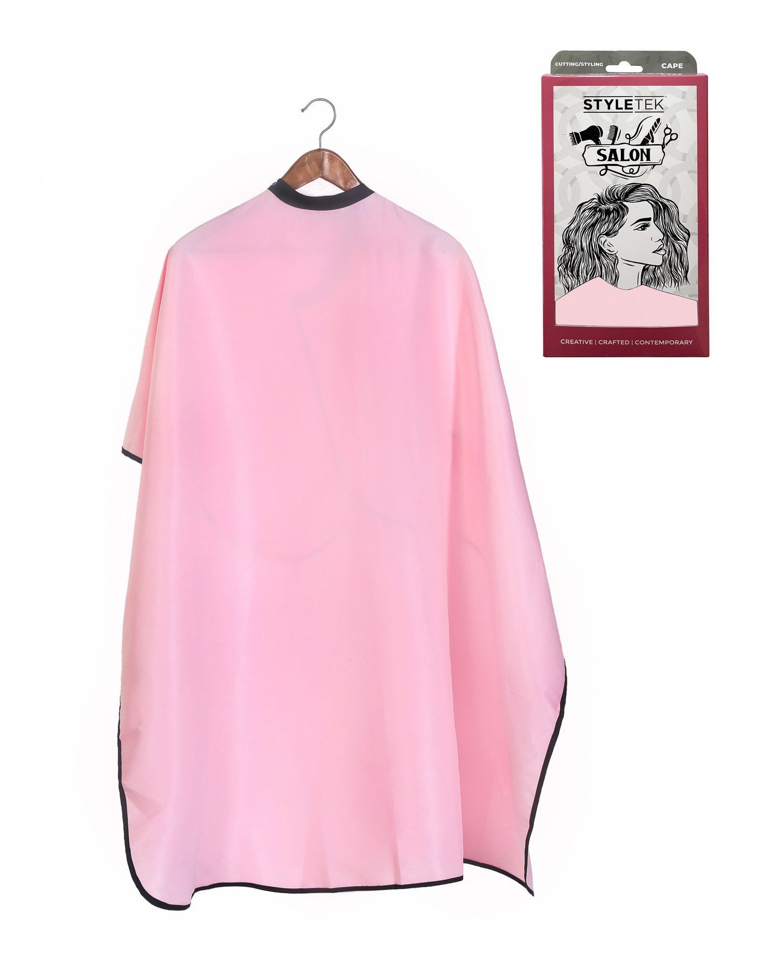 StyleTek Luxury Cape - Pink - PinkPro Beauty Supply