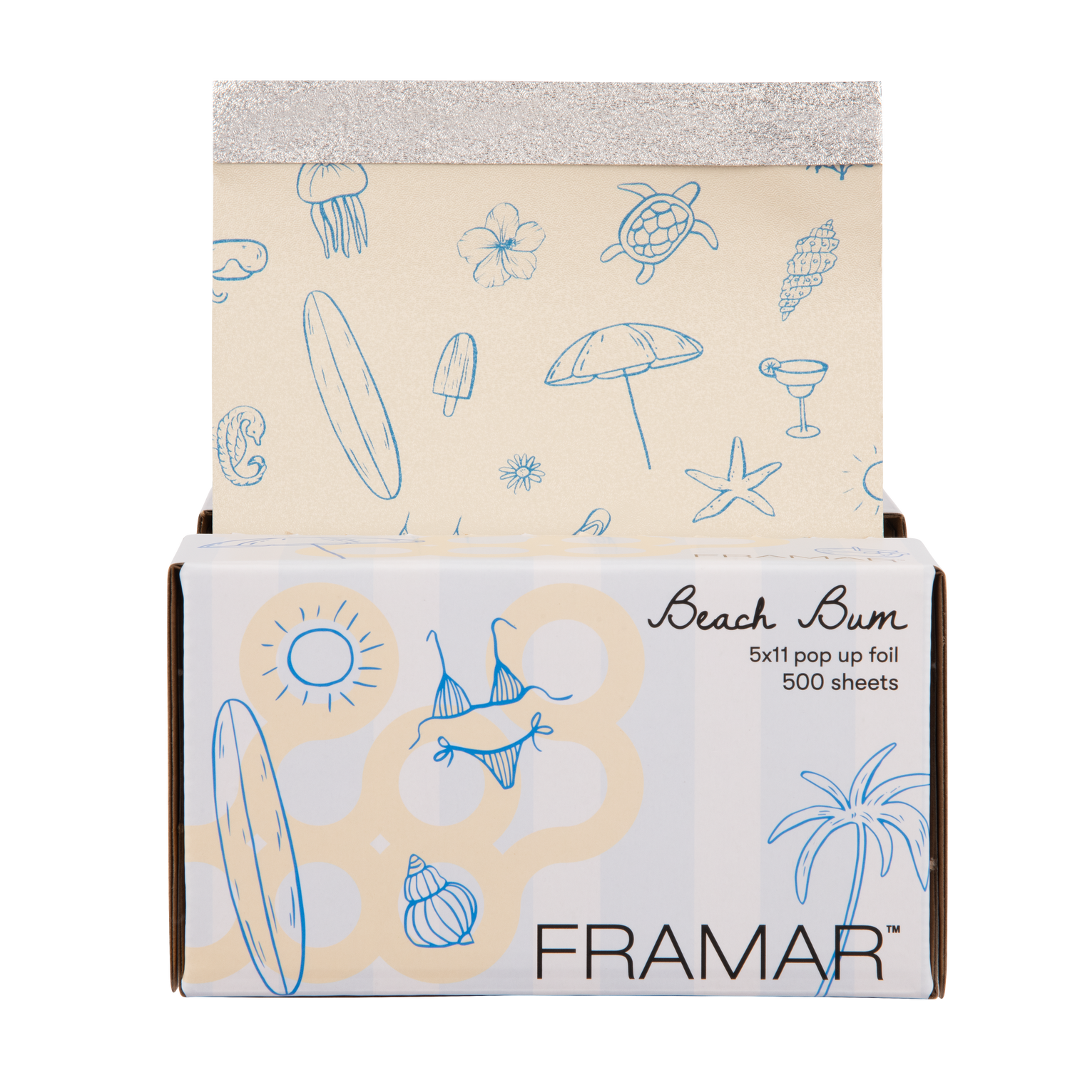Framar 5x11 Beach Bum Pop Up Foil - 500 Count