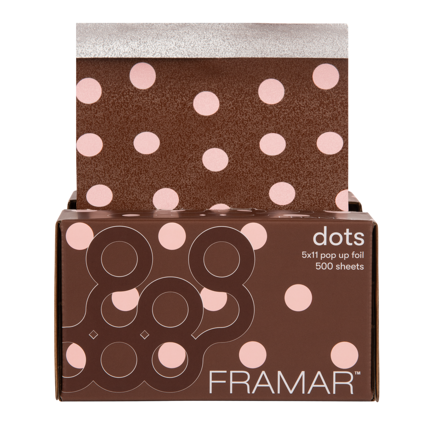 Framar Chocolate Dots Pop-Up Foils 500 Count