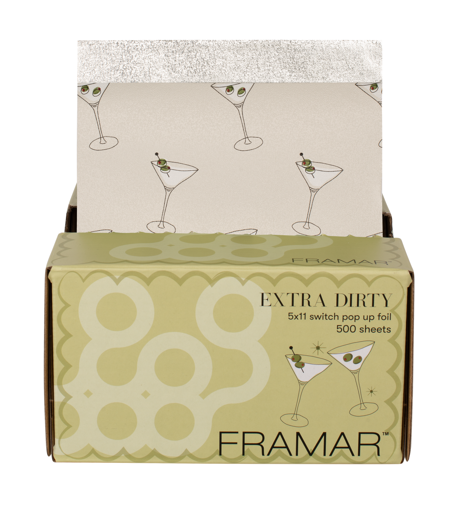 Framar Extra Dirty Pop-Up Foils - 500 Count