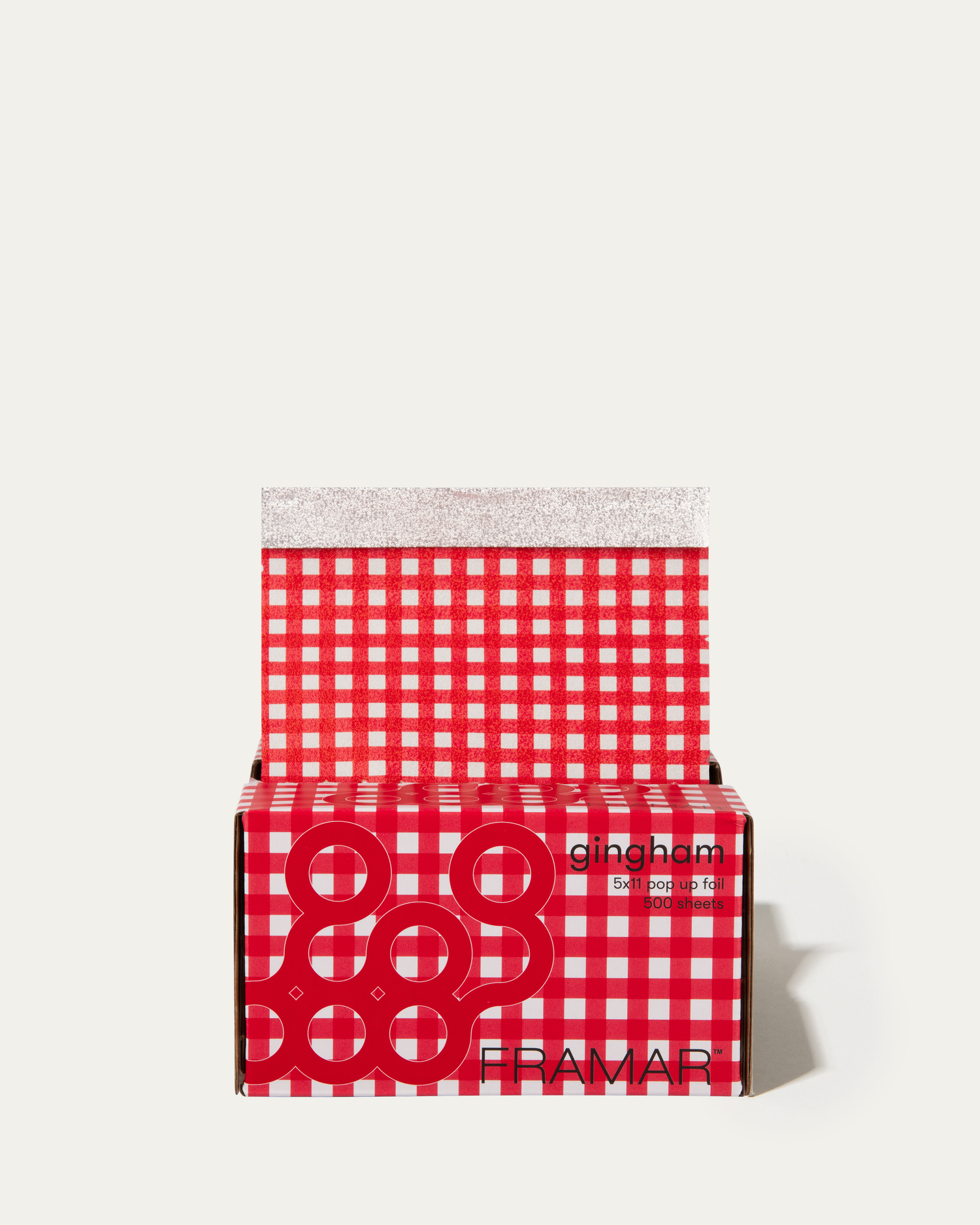 Framar Red Gingham Pop Up Foils 500 Count