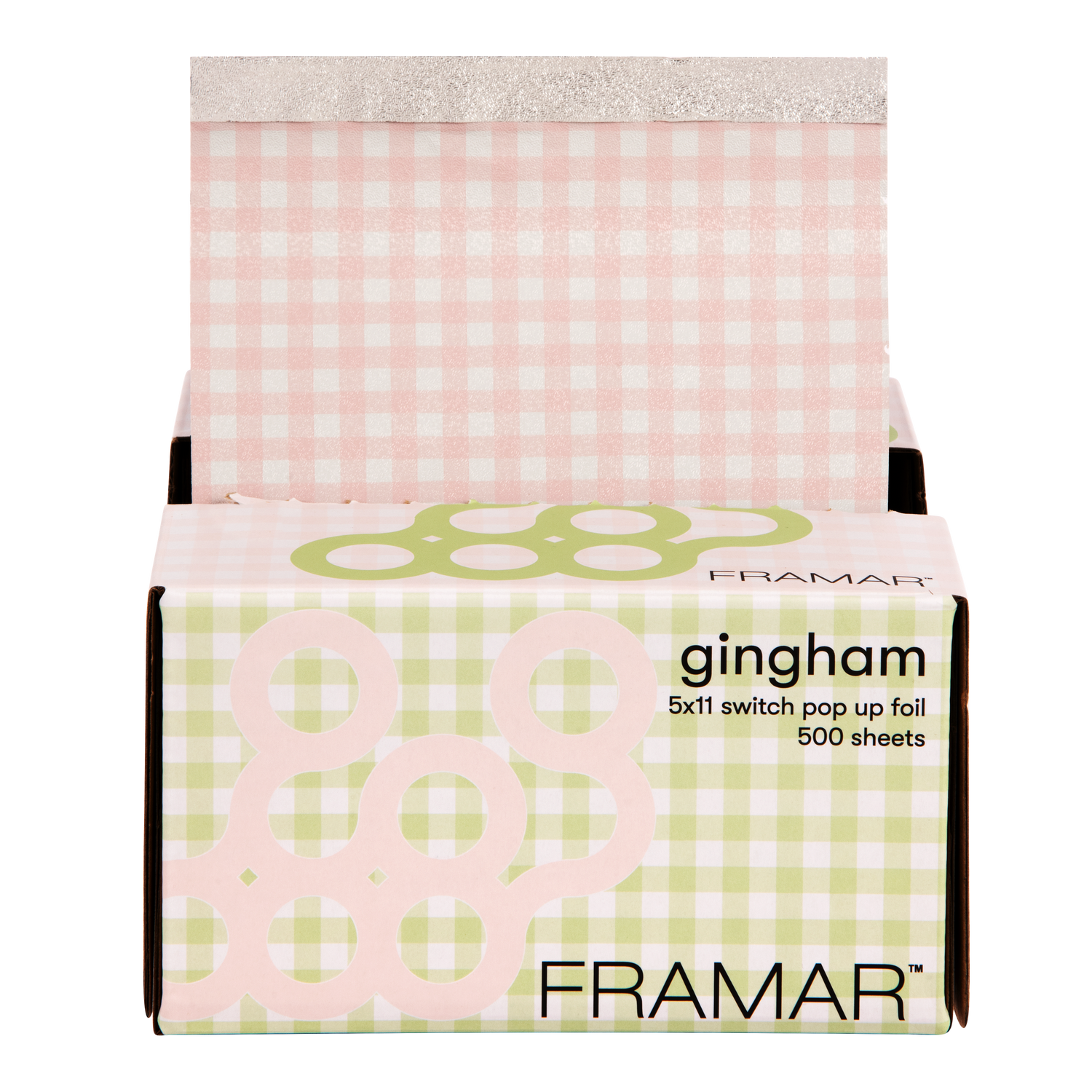Framar Gingham Switch 5x11 Pop Up Foil - 500 Count