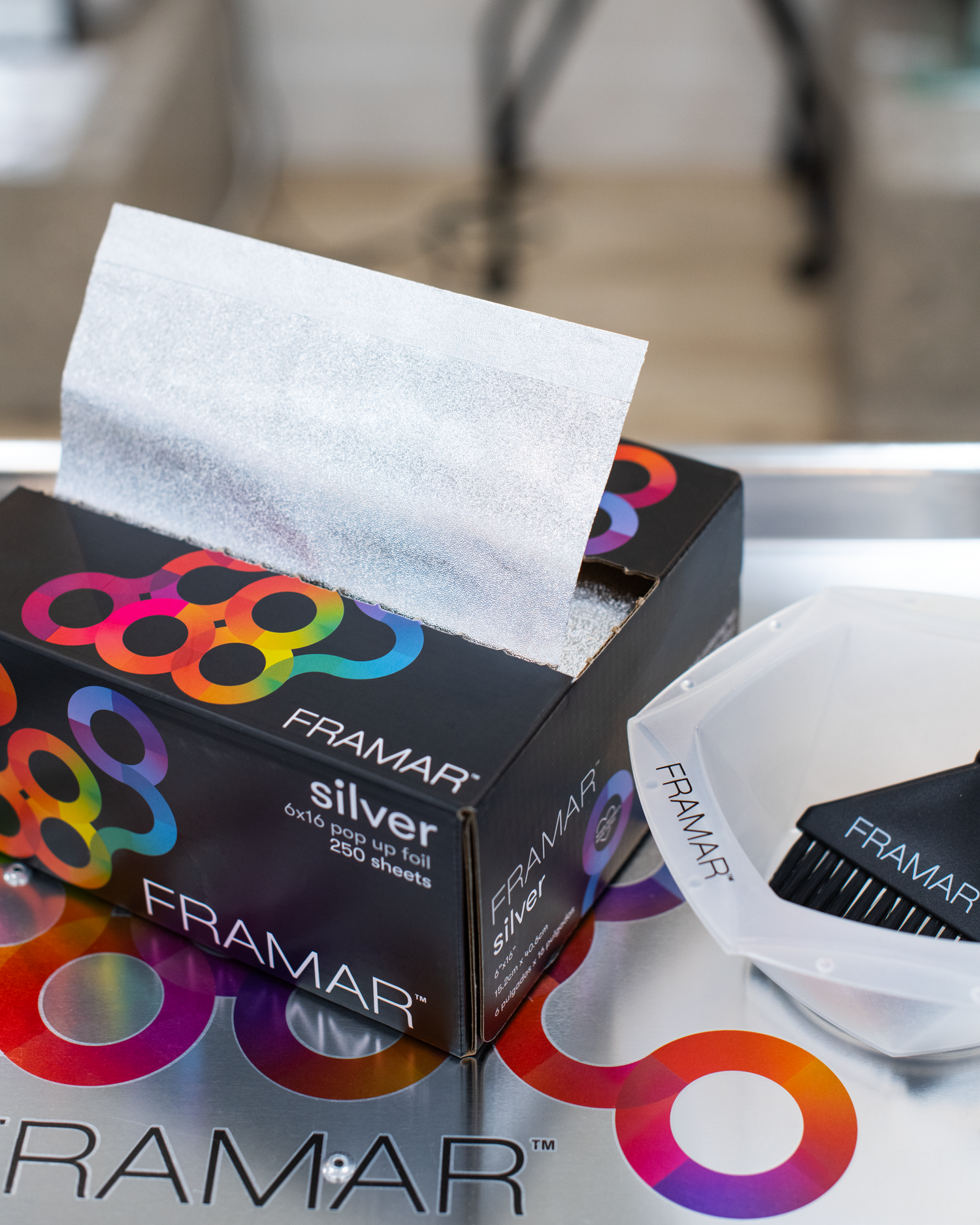 Framar 6X16 Pop Ups Silver 250 Count
