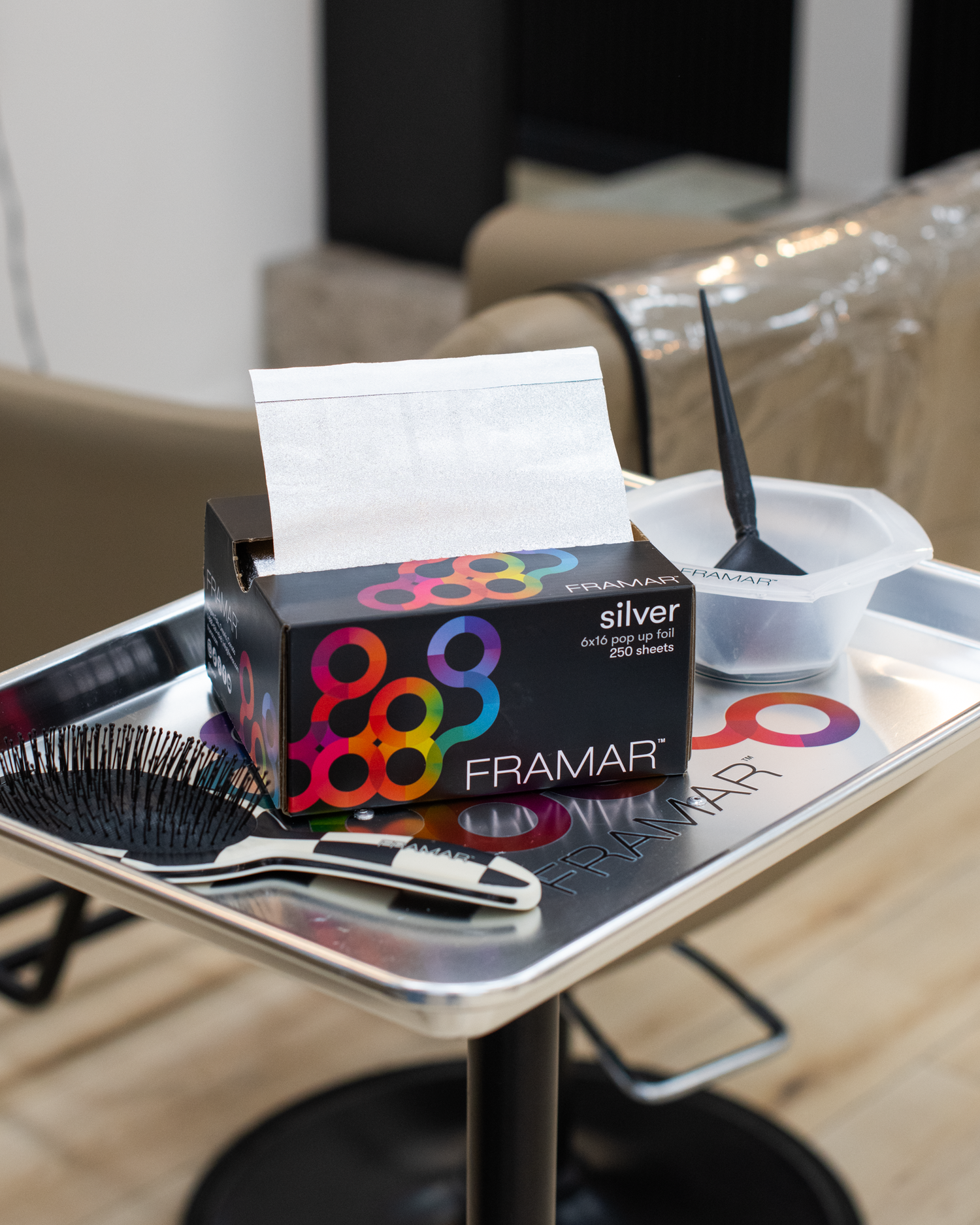 Framar 6X16 Pop Ups Silver 250 Count
