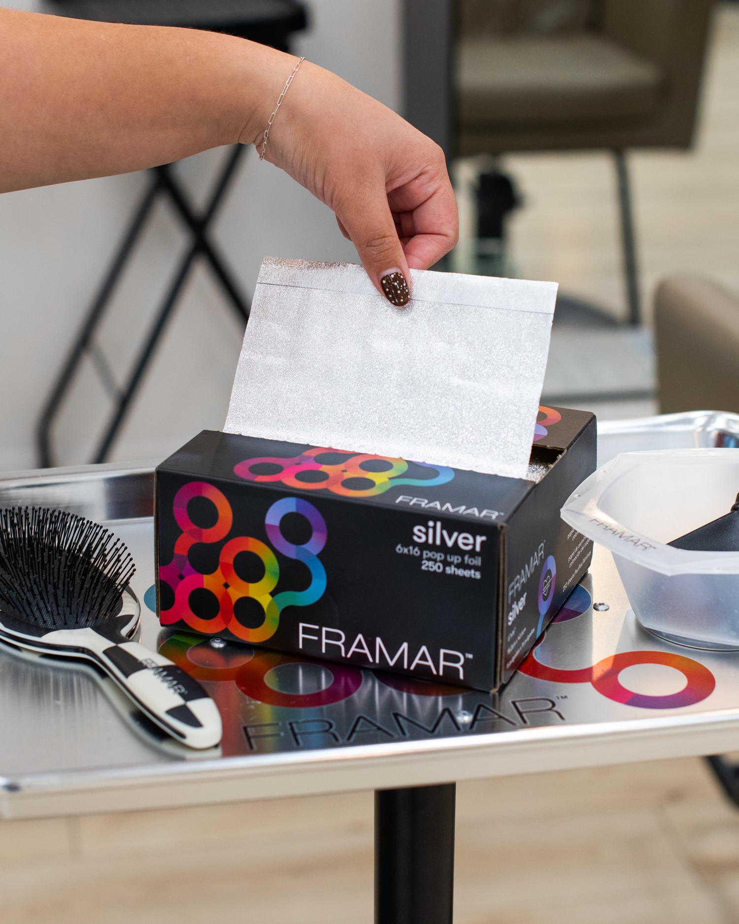Framar 6X16 Pop Ups Silver 250 Count
