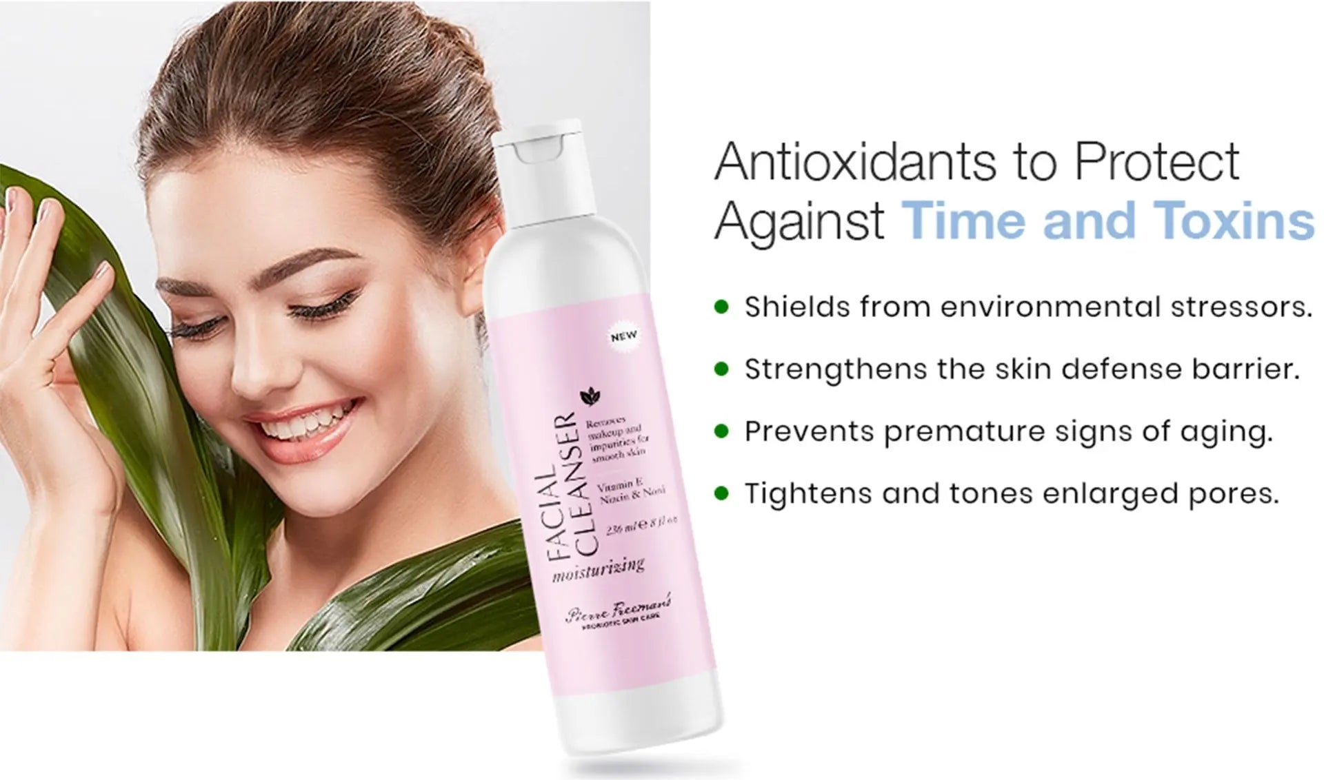 Pierre F Probiotic Moisturizing Face Cleanser 8 oz. - PinkPro