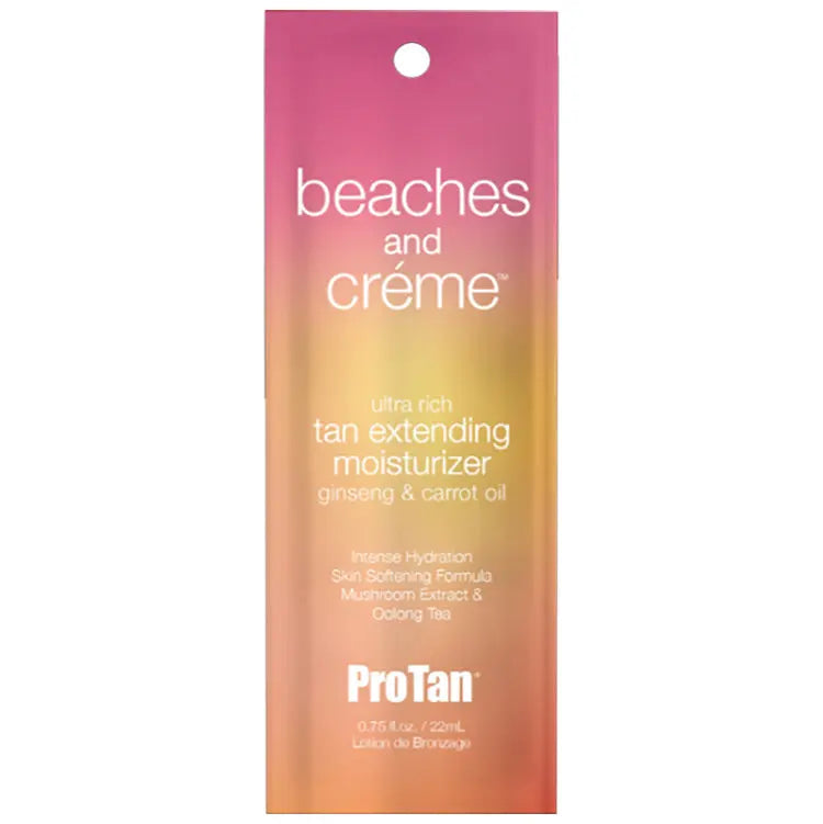 Pro Tan Beaches & Creme Ultra Rich Moisturizer 0.75 oz. Pro Tan