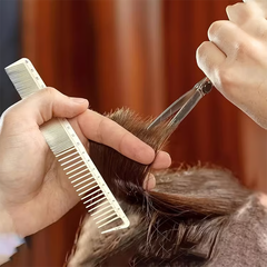 Professional Hair Cutting Comb with Ruler Guide Pinkpro
