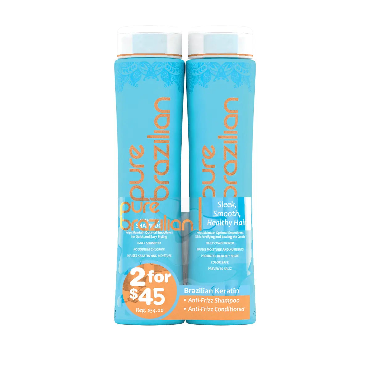 Pure Brazilian Anti-Frizz Duo - 13.5 oz. Pure Brazilian