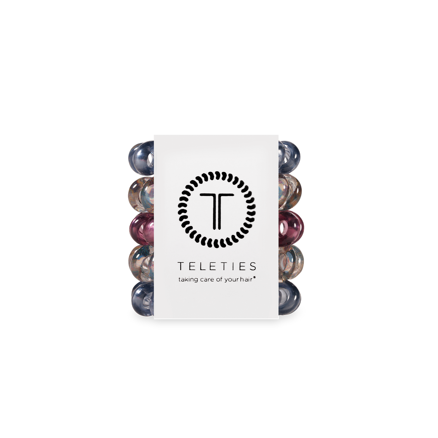 Teleties Hair Ties Tiny Purple Haze - 5 Pack