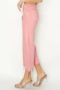 Risen Flamingo High Rise Wide Crop Pants Risen