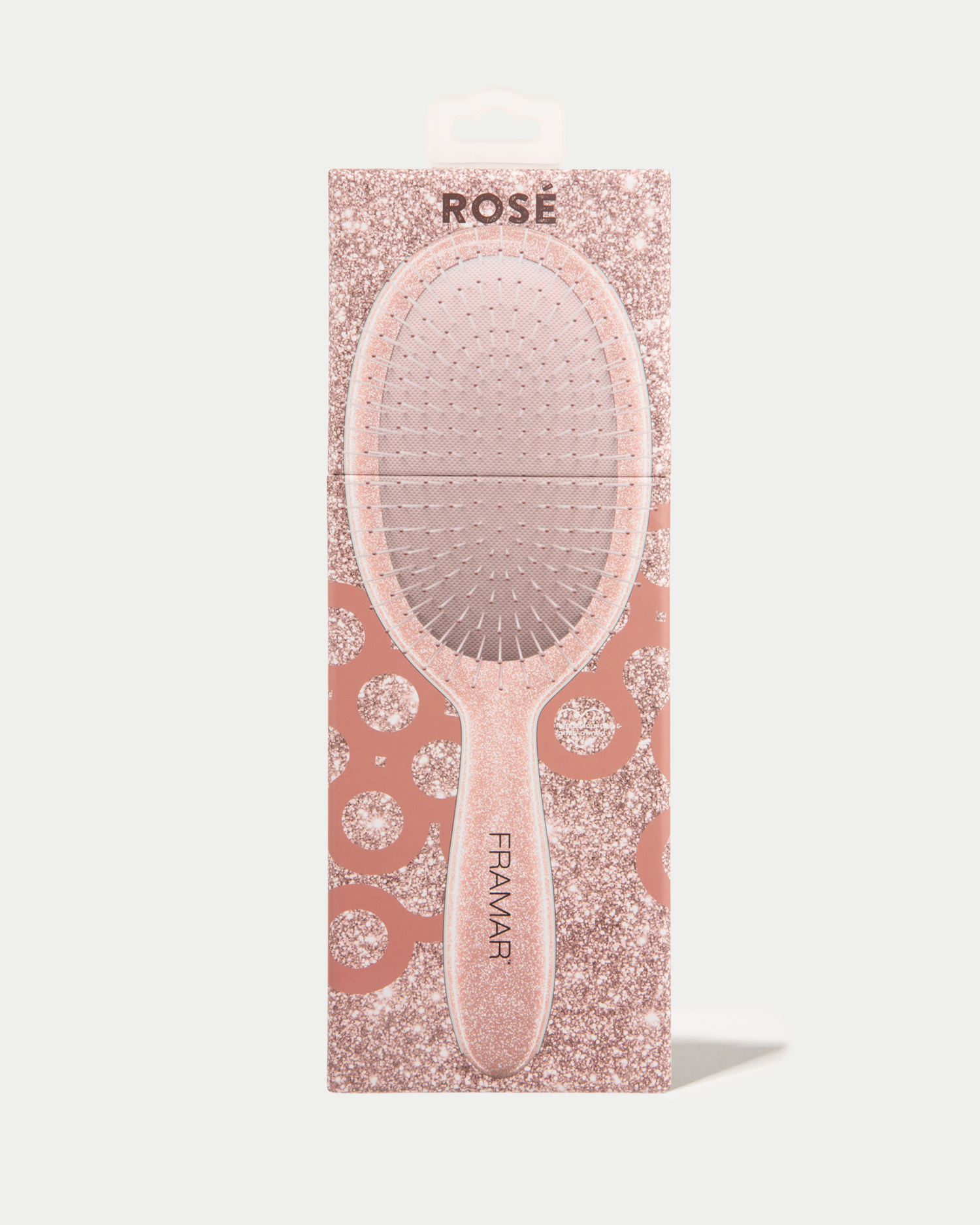 Framar Detangle Brush - Glitter Rose