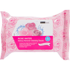 Rose Water Make-Up Remover Cloths 12 Piece Display PinkPro Beauty Supply