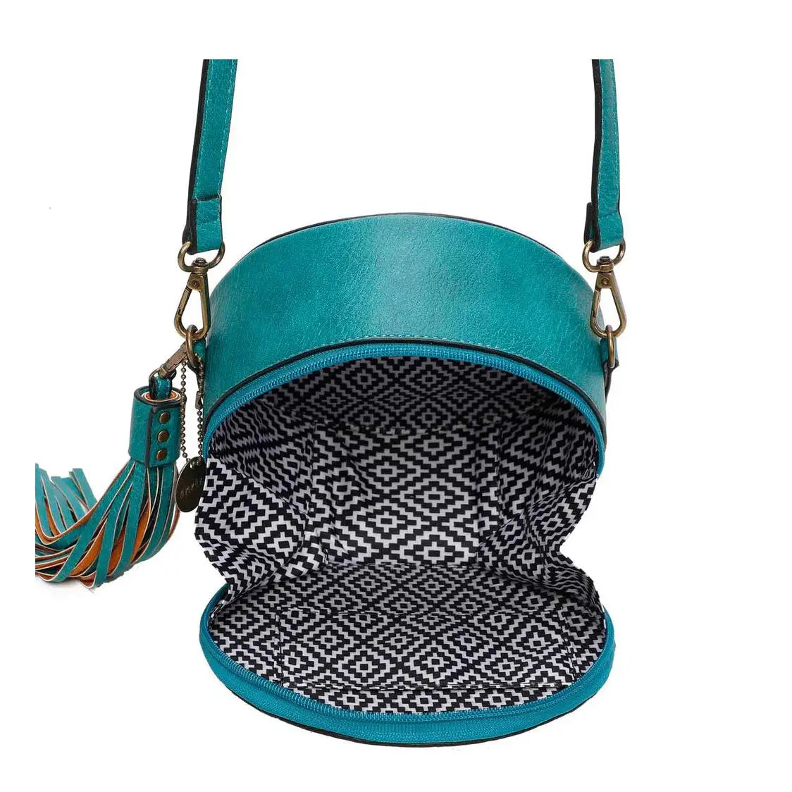 Round Crossbody Teal* PinkPro Beauty Supply