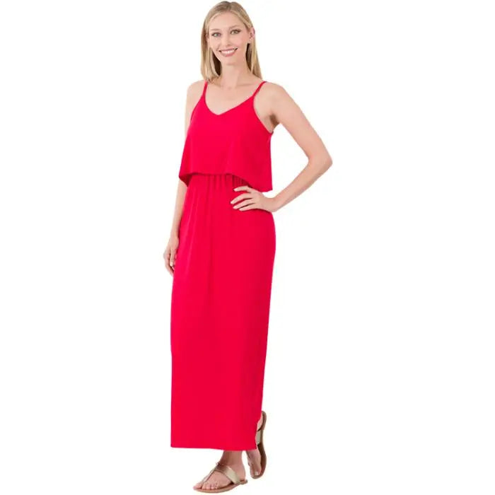 Ruby Ribbed Double Layer Dress PinkPro Beauty Supply