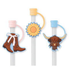 Swig Life Straw Topper Set - Cowgirl Coquette - PinkPro Beauty Supply