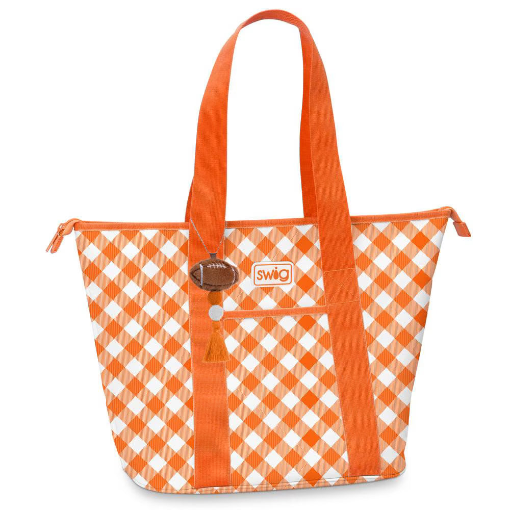 Swig Life Zippi Cooler Gingham Orange