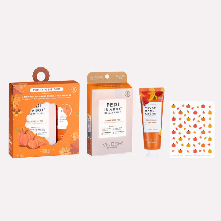 Voesh Pumpkin Pie Duo-Pedi & Lotion