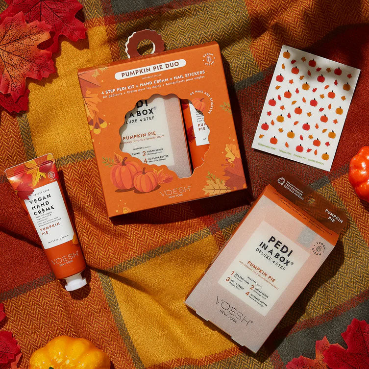 Voesh Pumpkin Pie Duo-Pedi & Lotion