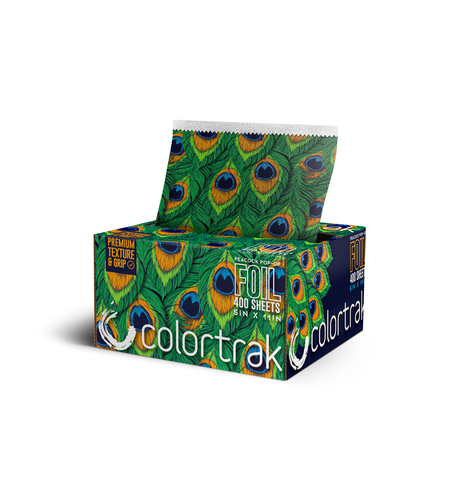 Colortrak Peacock Pop Up Foil 400 Count