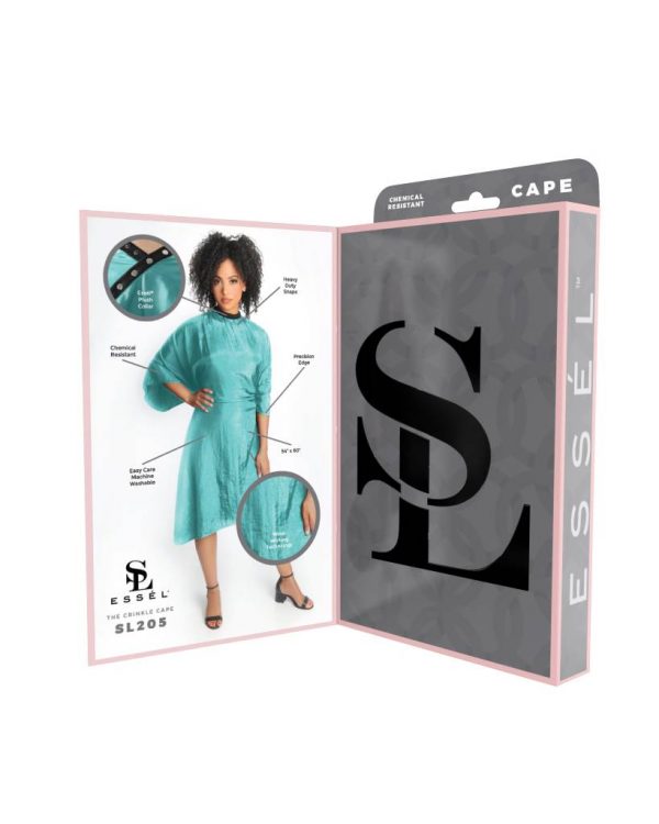 Essel The Crinkle Cape-Teal