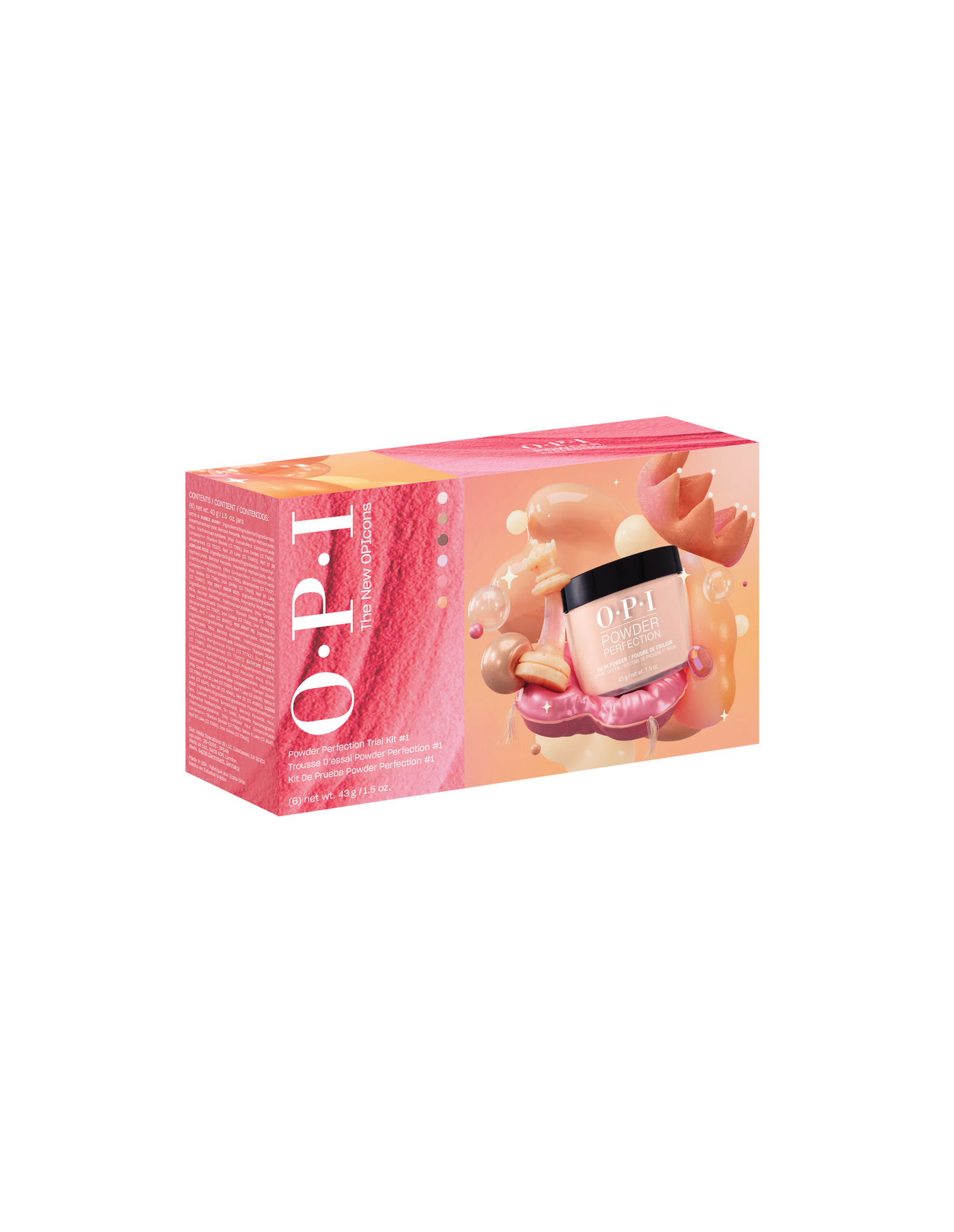 OPI the New OPIcons Collection Powder Perfection 6 Piece Trail Kit #1