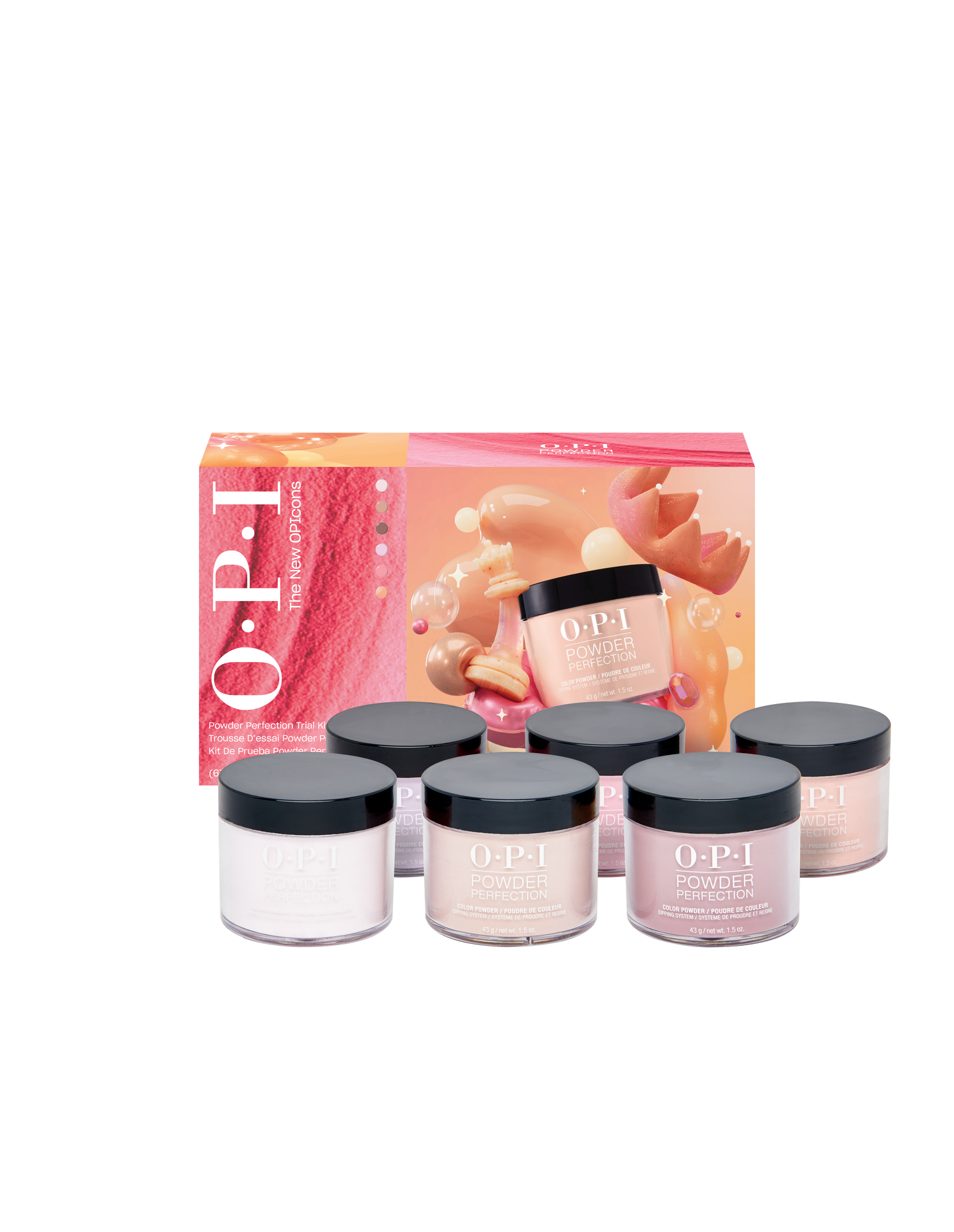OPI the New OPIcons Collection Powder Perfection 6 Piece Trail Kit #1