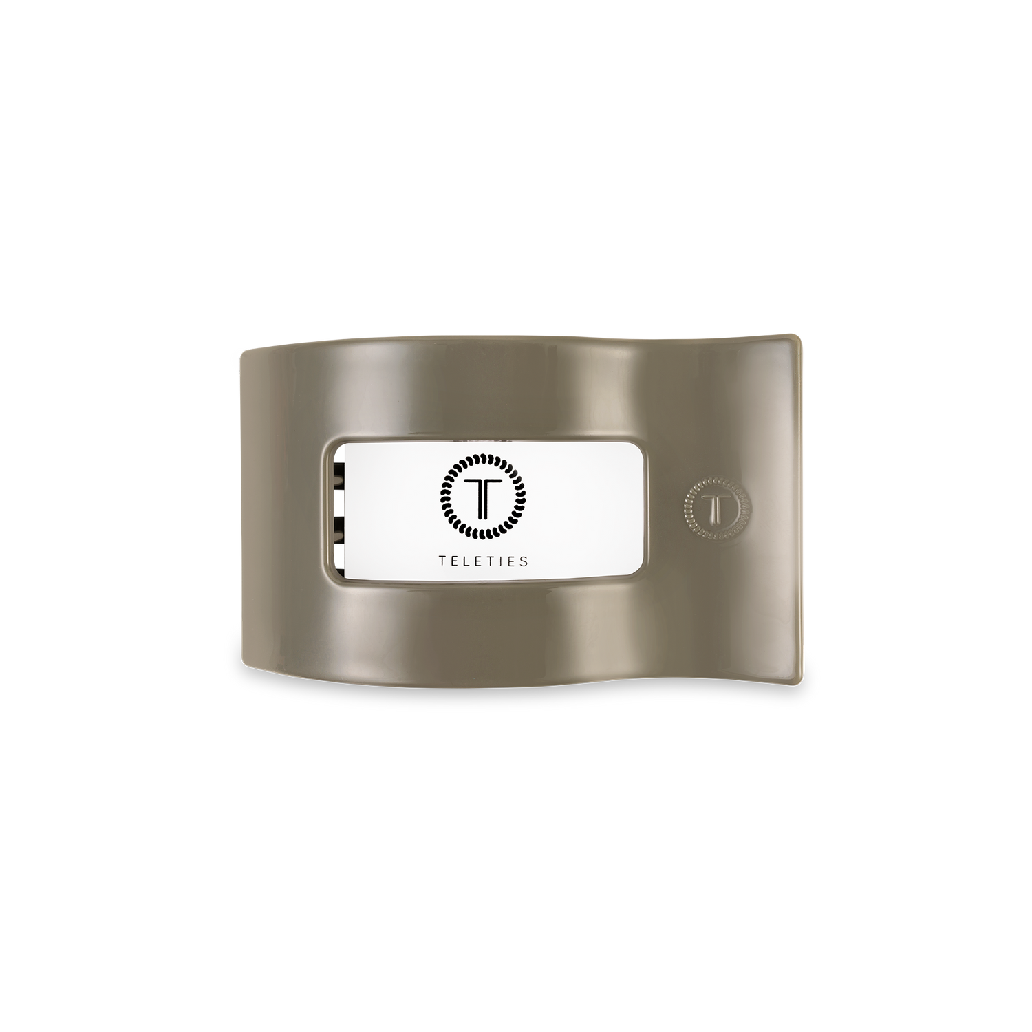 Teleties Flat Rectangle Clip Small - Sage It Ain't So