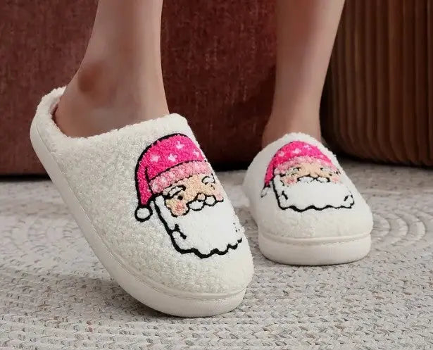 Santa Slippers PinkPro Beauty Supply