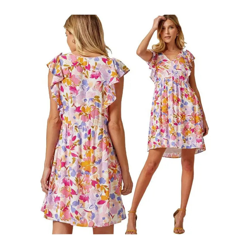 Savannah Jane Dress Floral Lavender Mix Savannah jane