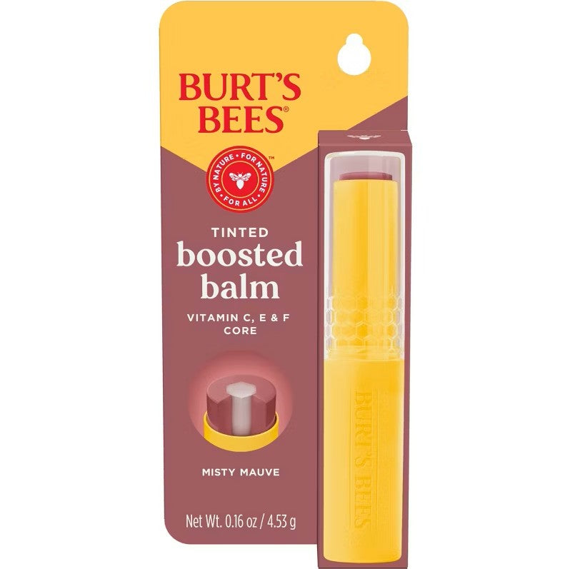 Burt's Bees Tinted Boosted Balm Misty Mauve .16oz