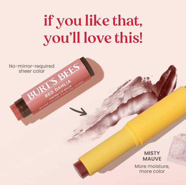 Burt's Bees Tinted Boosted Balm Misty Mauve .16oz