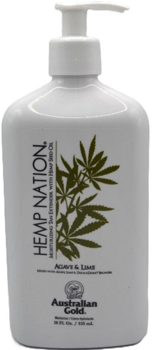 Australian Gold Hemp Nation Moisturizing Tan Extender Agave & Lime - 18 oz.