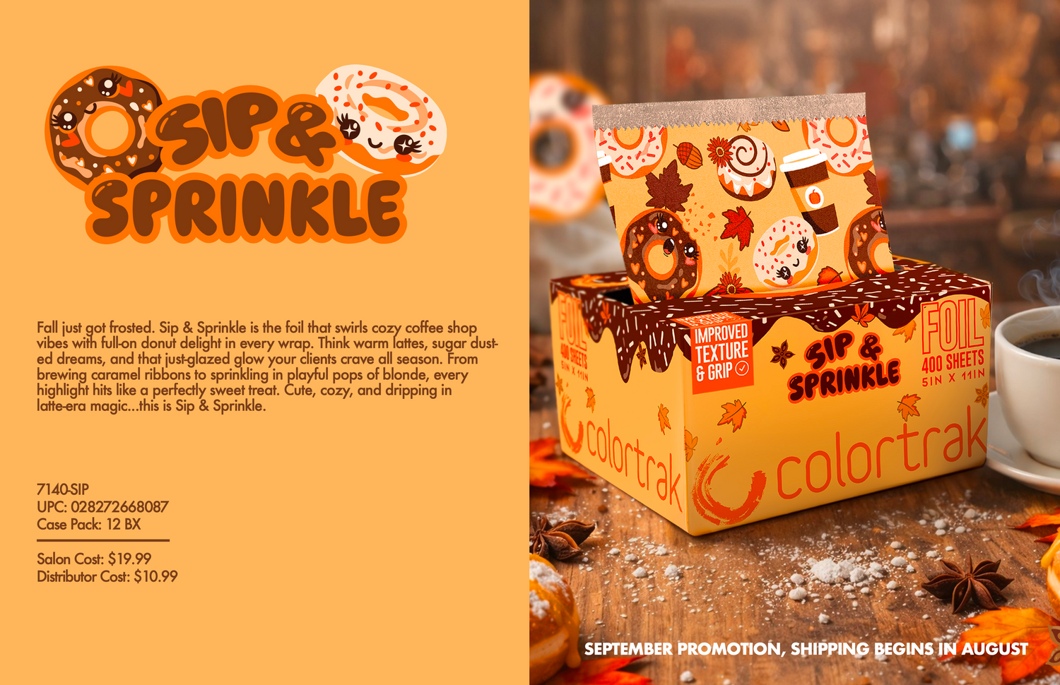 Colortrak Sip & Sprinkle Pop Up Foil 400 Count