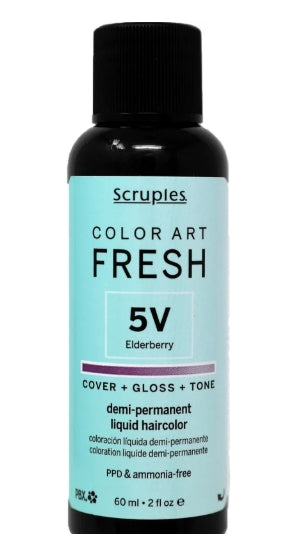 Scruples Color Art Fresh Demi-Permanent Liquid Color - 5V Elderberry