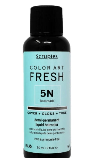 Scruples Color Art Fresh Demi-Permanent Liquid Color - 5N Backroads