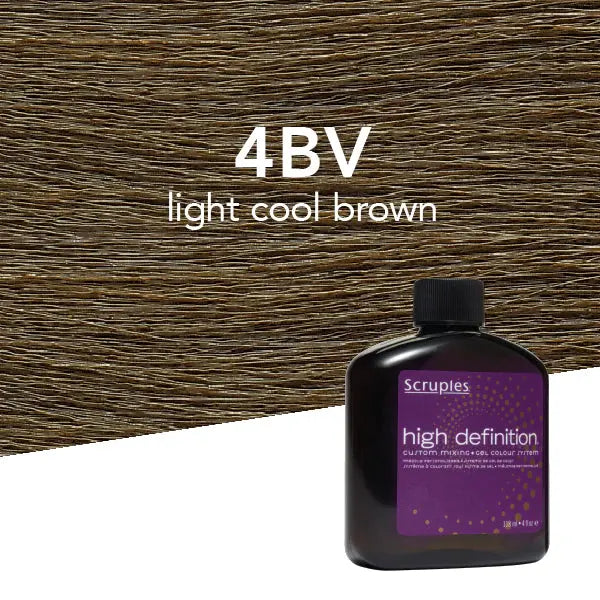 Scruples High Def Custom Mixing Gel Color - 4BV Blue Violet Base Light Cool Blonde/Brown 4 oz. Scruples