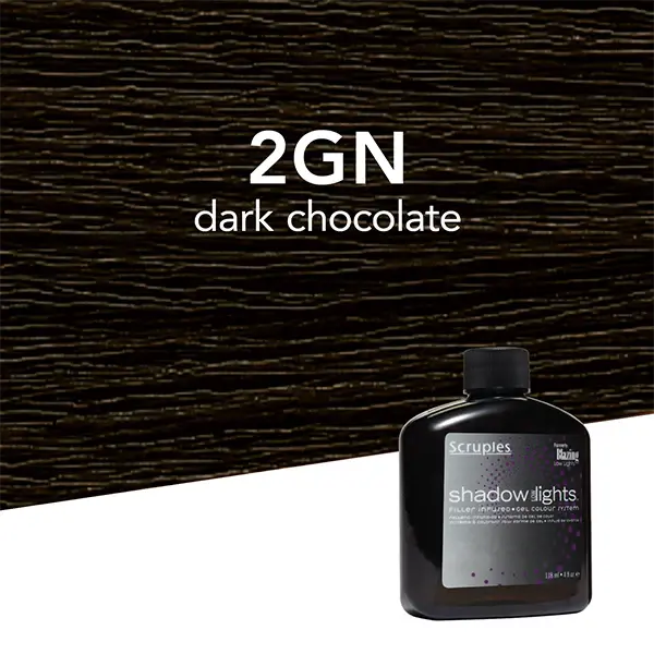 Scruples Shadow Lowlights Filler Infused Gel Color System - 2GN Gold Neutral Base Dark Chocolate 4 oz. Scruples